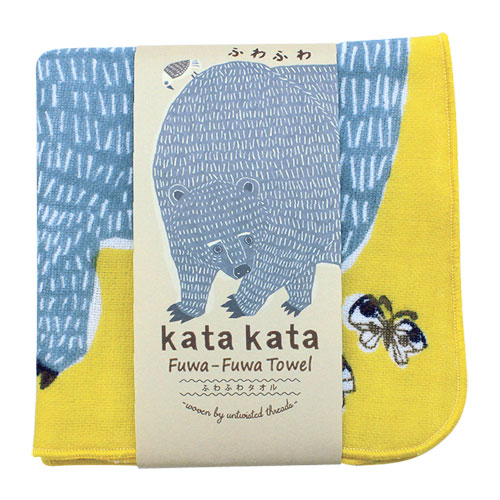 Handkerchief Kata Kata Bear Yellow
