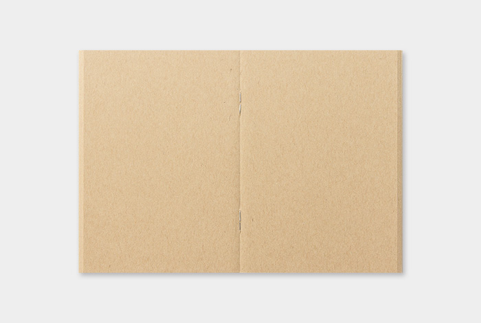 Traveler's Notebook Blank Kraft Paper Notebook - Passport Size