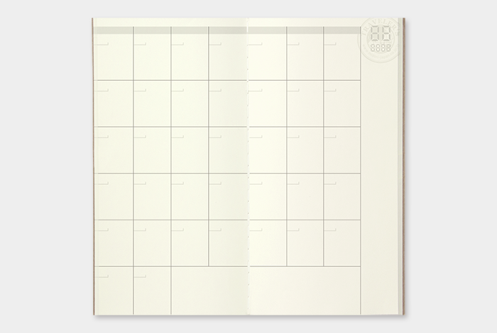 Traveler's Notebook Monthly Planner - Regular Size