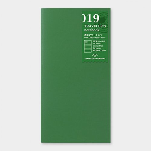 Traveler's Notebook Weekly Planner Horizontal - Regular Size