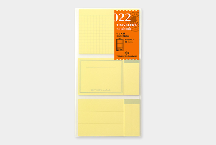 Traveler's Notebook Sticky Notes - Regular Size