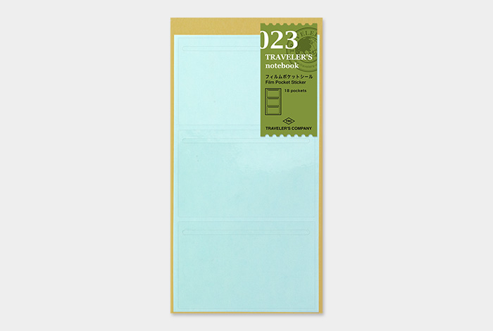 Traveler's Notebook Transparent Pocket Stickers - Regular Size