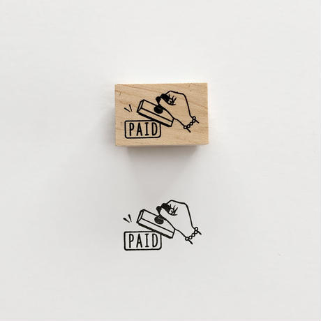 Knoop Rubber Stamp «PAID»