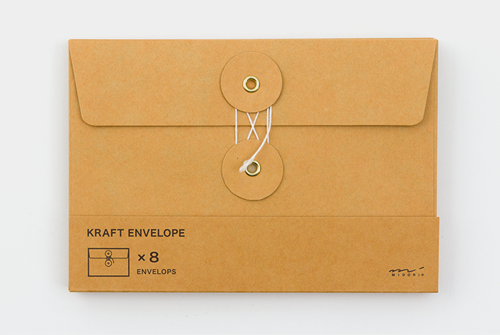 Traveler's Notebook Kraft Paper Envelopes Orange