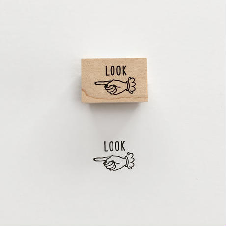 Knoop Rubber Stamp «LOOK»