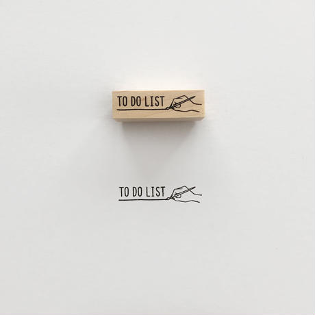 Knoop Rubber Stamp «TO DO LIST»
