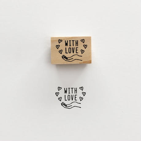 Knoop Rubber Stamp «WITH LOVE»