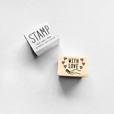 Knoop Rubber Stamp «WITH LOVE»