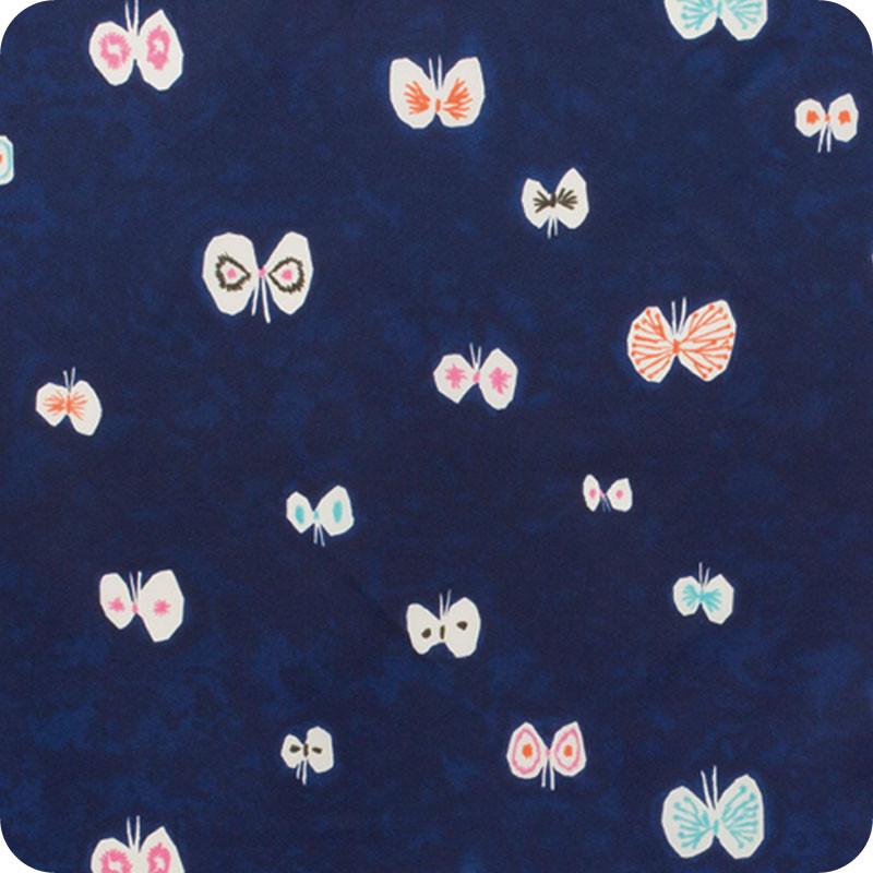 Furoshiki Minä Perhonen Butterfly Water-Repellent Navy Blue