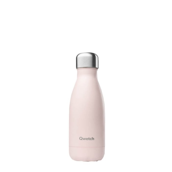 Qwetch Insulated Stainless Steel Bottle Pink - 260ml