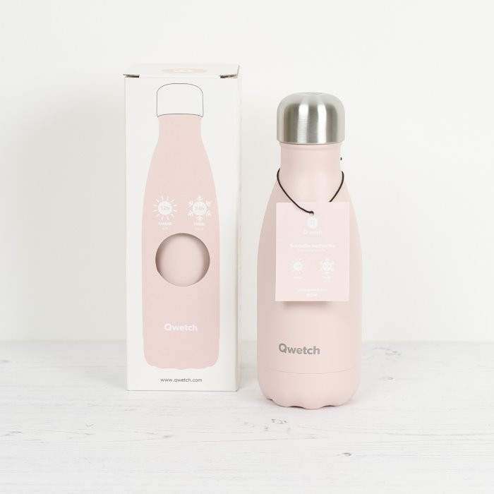Comprar Qwetch - *Collection Woman* - Botella Isotérmica Acero Inoxidable  500ml - Octubre rosa