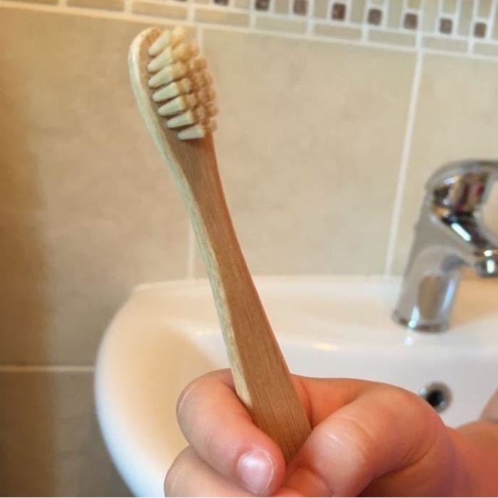 Bamboo Toothbrush with Bamboo Bristles – JUNIOR
