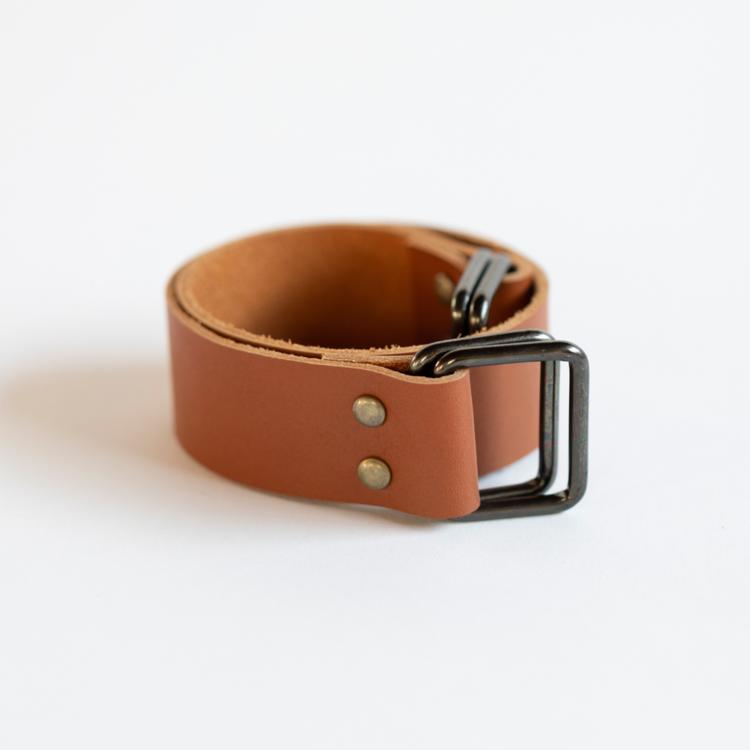 Link Leather Strap for Furoshiki Bag – Caramel