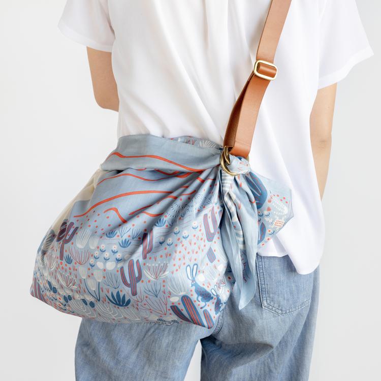 Link Adjustable Leather Strap for Furoshiki Bag – Caramel