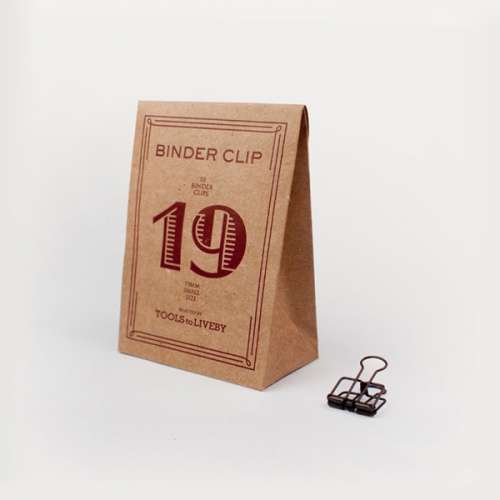 Tools to Liveby Binder Clips - Bronze / Rose Gold 19mm