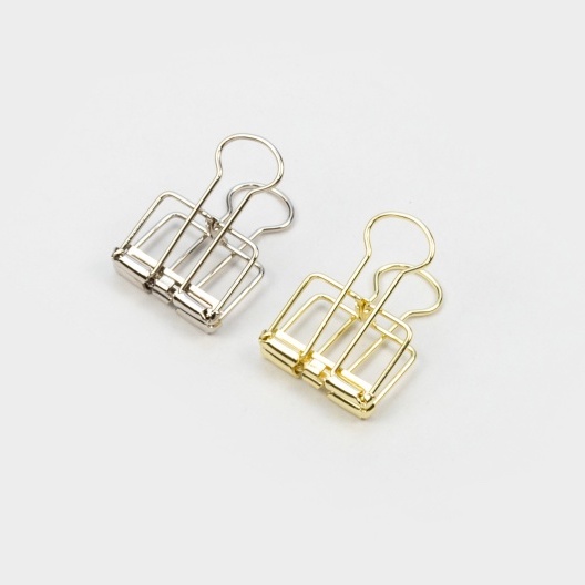 Tools to Liveby Binder Clips - Gold 19mm