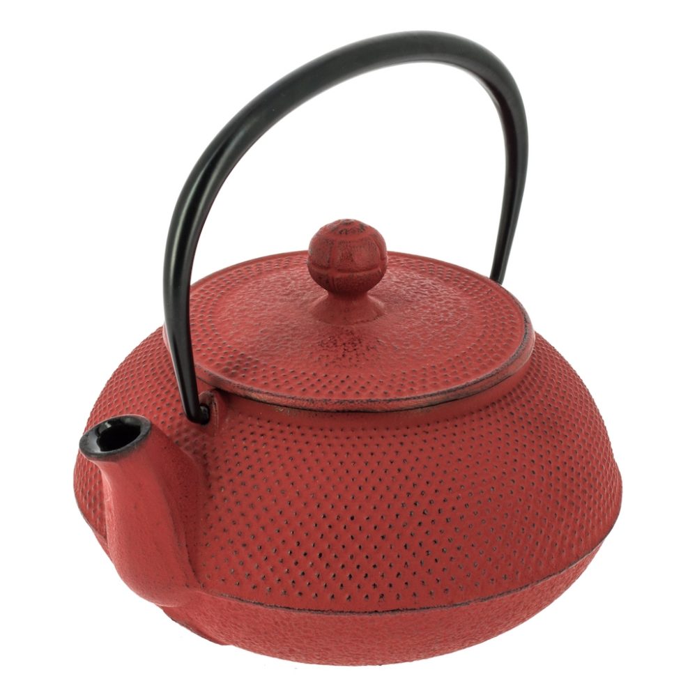 Iwachu cast iron teapot Arare – Red 650ml