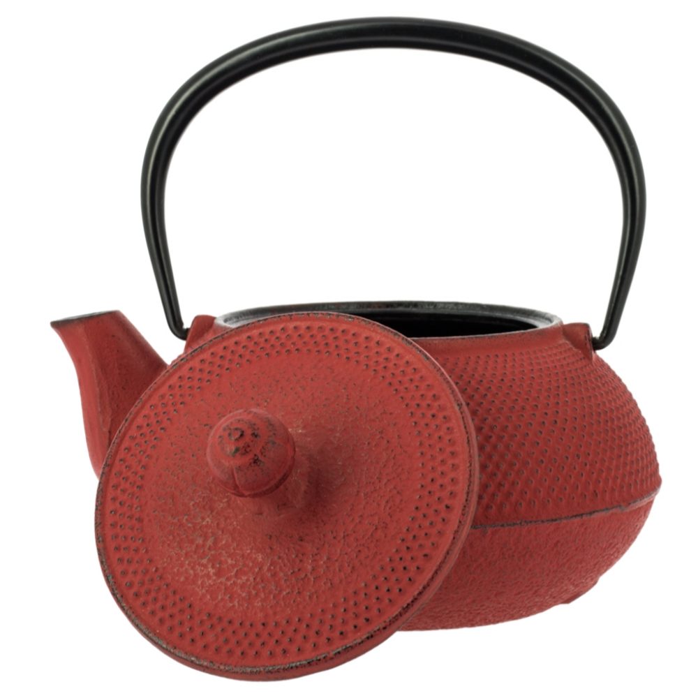 Iwachu cast iron teapot Arare – Red 650ml