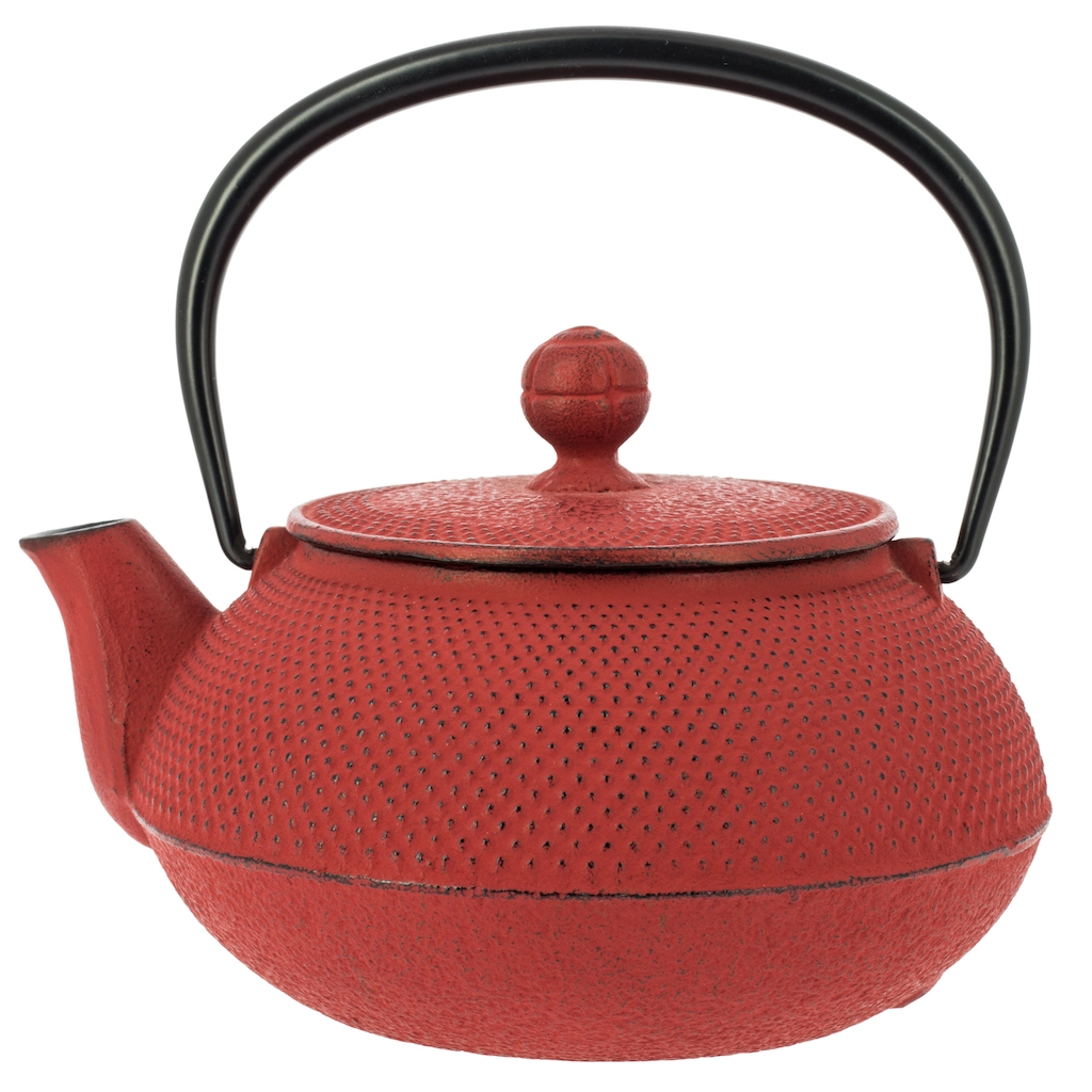 Iwachu cast iron teapot Arare – Red 650ml