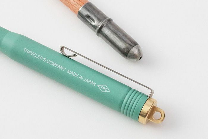 Traveler's Company Brass Ballpoint Pen – Mint Green