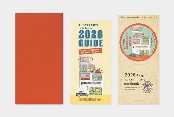 Traveler's Notebook Agenda 2026 / Monthly Planner - Regular Size